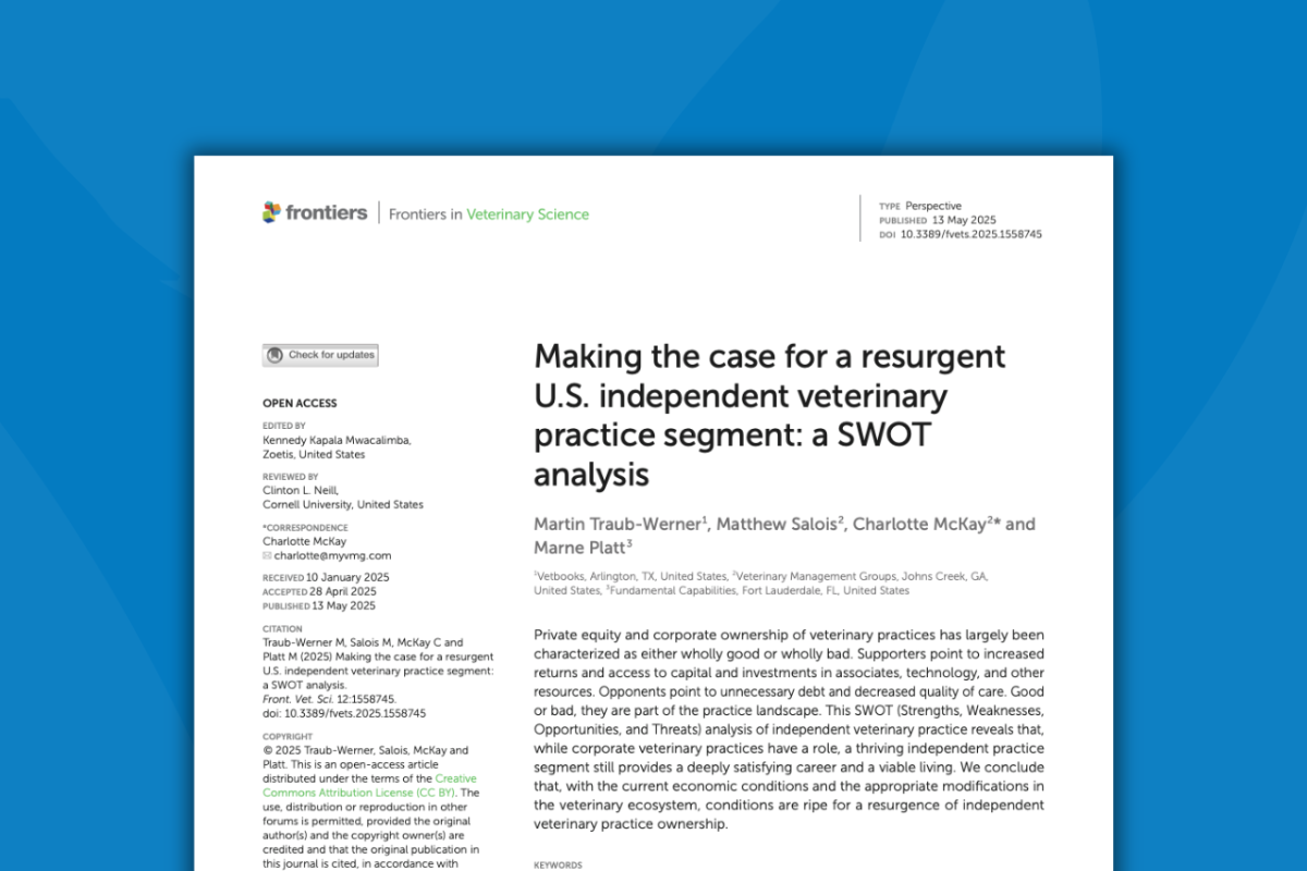 Why Independent Veterinary Practices Are Poised for a Comeback